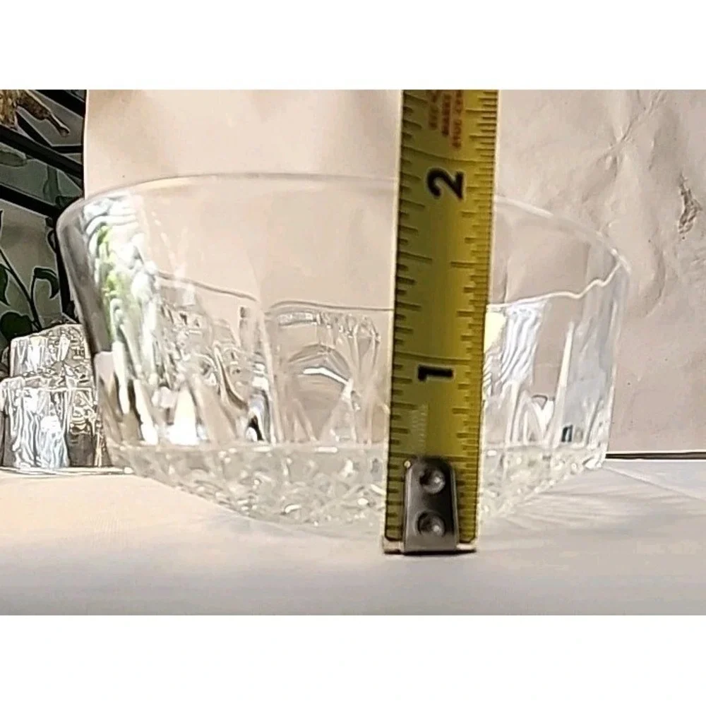 VTG 7-Pc‎ Arcoroc France Starburst Set Glass Serving Dish + 6 Side Bowls Elegant